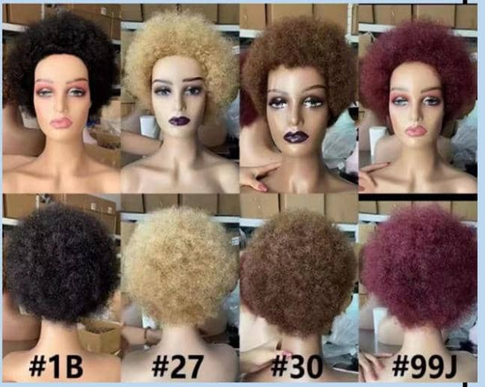 Ava - 10" Afro Kinky Machine Wig