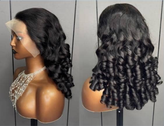 18-inch 13*4 Lace Bouncy Curls SDD Wig- Grace