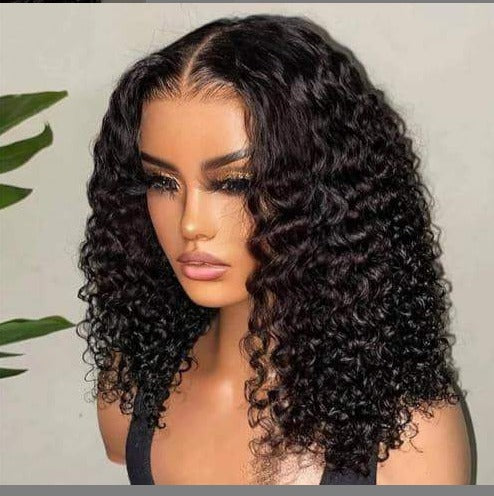 "Crystal" Curly 13x4 Lace Wig 14", 180% density